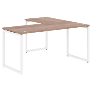 Письменный стол угловой левый XTEN-Q Дуб-сонома- белый XQCT 1615 (L) (1600х1500х750) в Рязани