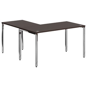 Письменный угловой  стол для персонала правый XTEN GLOSS Легно Темный  XGCT 1415.1 (R) (1400х1500х750) в Рязани