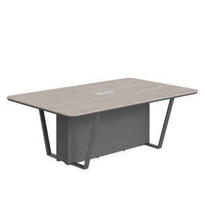 Стол для заседаний LINE Дуб-серый-антрацит СФ-571722.1 (2200х1340х754) в Рязани