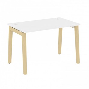 Стол для офиса Onix Wood OW.SP-2.8, Белый Бриллиант/Дуб Светлый в Рязани