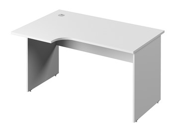 Письменный стол С-34 левый, цвет Белый в Рязани