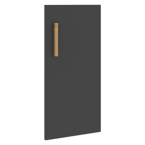Низкая дверь для шкафа правая FORTA Черный Графит FLD 40-1(R) (396х18х766) в Рязани
