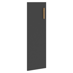 Дверь для шкафа средняя левая FORTA Черный Графит FMD40-1(L) (396х18х1164) в Рязани
