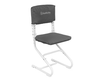 Комплект чехлов на спинку и сиденье стула СУТ.01.040-01 Серый, ткань Оксфорд в Рязани