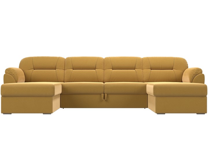 П-образный диван Бостон, Желтый (микровельвет) в Рязани - изображение 3