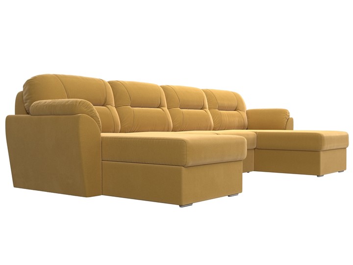 П-образный диван Бостон, Желтый (микровельвет) в Рязани - изображение 4