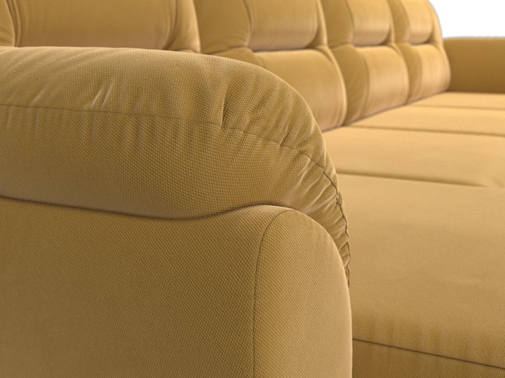 П-образный диван Бостон, Желтый (микровельвет) в Рязани - изображение 5