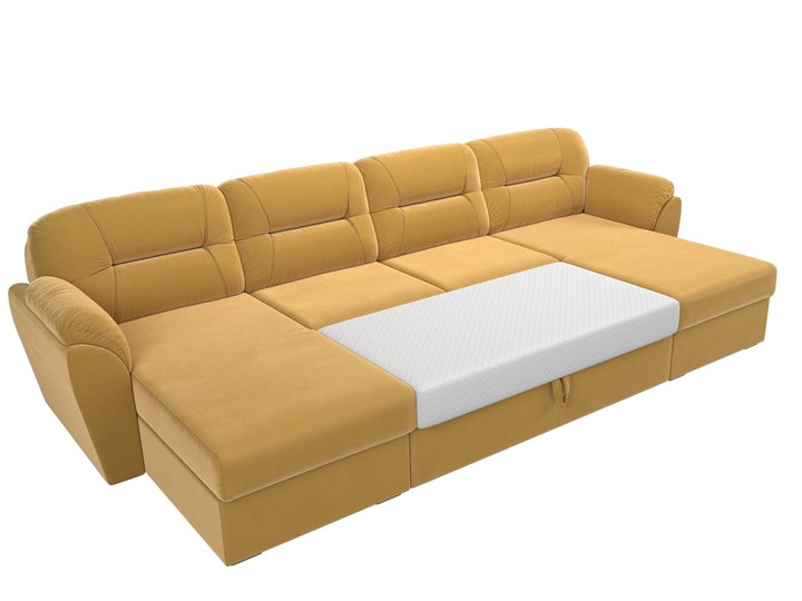 П-образный диван Бостон, Желтый (микровельвет) в Рязани - изображение 8