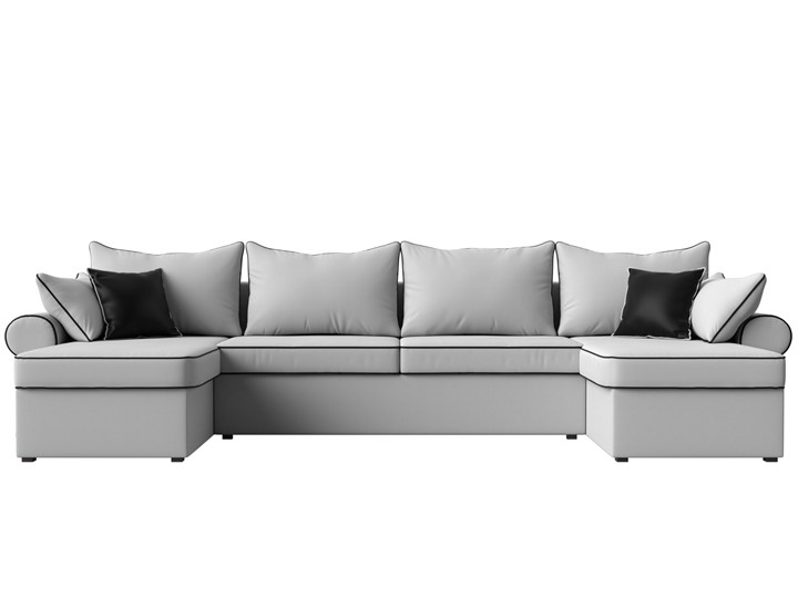 П-образный диван Элис, Белый (экокожа) в Рязани - изображение 3