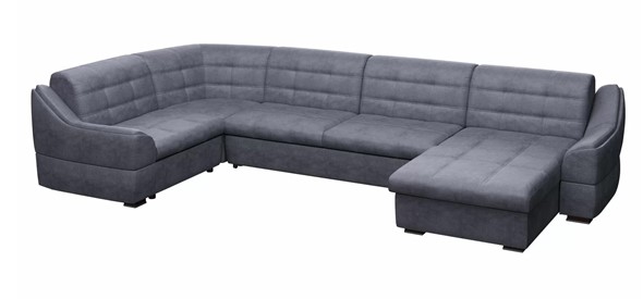 Большой диван с оттоманкой и креслом Антарес 1 ПДУ New в Рязани - изображение