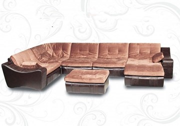 П-образный диван Плимут-Лувр 410х230х175 в Рязани - предосмотр 1