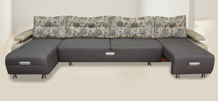 П-образный диван Престиж-15 микс в Рязани - изображение 1