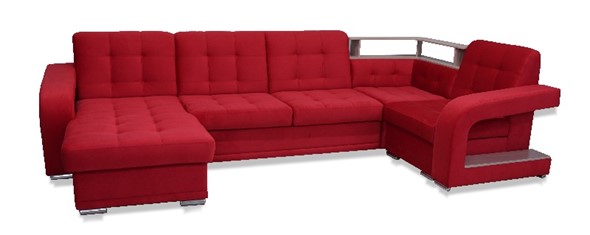 П-образный диван Соня-17 с полкой в Рязани - изображение