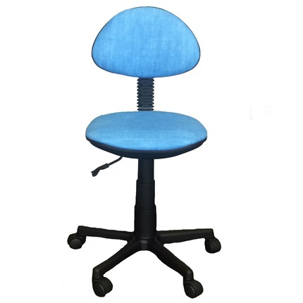 Детское крутящееся кресло LB-C 02, цвет голубой в Рязани - изображение