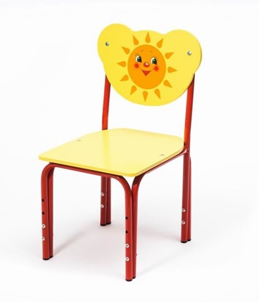 Детский растущий стул Солнышко (Кузя-СОЛ(1-3)ЖКр) в Рязани - изображение