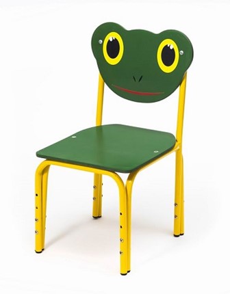 Детский растущий стул Лягушонок (Кузя-ЛГ(1-3)ЗЖ) в Рязани - изображение