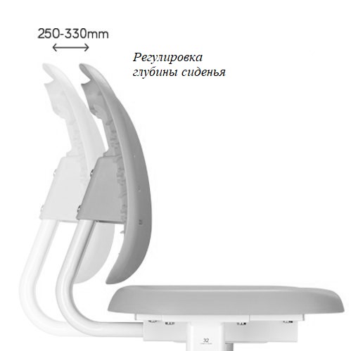 Парта растущая + стул Piccolino III Grey в Рязани - изображение 1