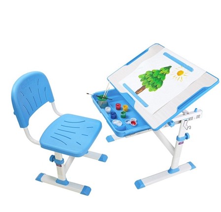 Парта растущая и стул Karo Blue в Рязани - изображение
