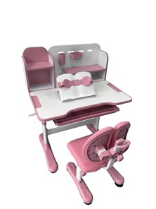 Растущая парта + стул Vivo Pink FUNDESK в Рязани - предосмотр 2