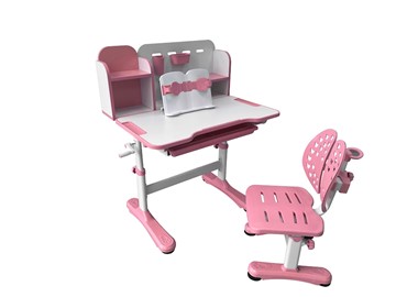 Растущая парта + стул Vivo Pink FUNDESK в Рязани - предосмотр