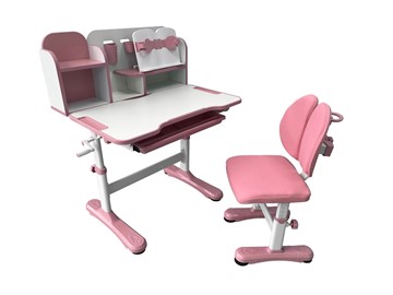 Растущая парта + стул Vivo Pink FUNDESK в Рязани - предосмотр 4