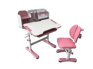Растущая парта + стул Vivo Pink FUNDESK в Рязани - предосмотр 5