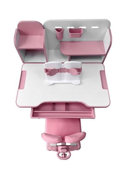 Растущая парта + стул Vivo Pink FUNDESK в Рязани - изображение 6