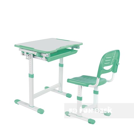 Парта растущая + стул Piccolino Green в Рязани - изображение