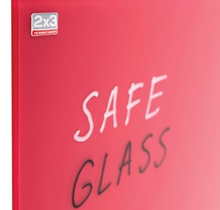 Магнитная стеклянная доска на стену 2х3 OFFICE TSZ86 R, 60x80 см, красная в Рязани - предосмотр 1