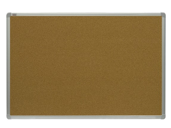 Пробковая доска для объявлений 2х3 OFFICE, TСA129, 90х120 см, алюминиевая рамка в Рязани - изображение