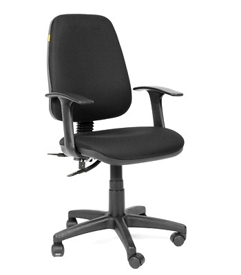 Офисное кресло CHAIRMAN 661 Ткань стандарт 15-21 черная в Рязани - изображение