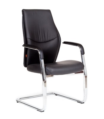 Кресло офисное CHAIRMAN Vista V Экокожа премиум черная в Рязани - изображение