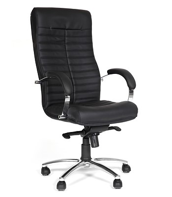 Кресло CHAIRMAN 480 Экокожа премиум черная в Рязани - изображение