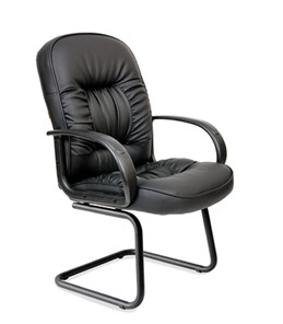 Кресло компьютерное CHAIRMAN 416V экокожа черная в Рязани - предосмотр
