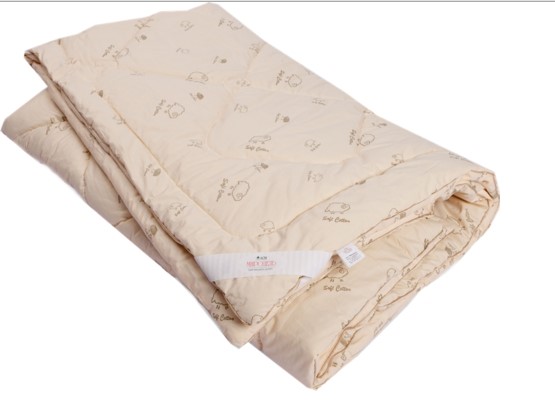 Стеганое одеяло ОВЕЧЬЯ ШЕРСТЬ в упаковке п-э вакуум в Рязани - изображение